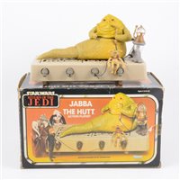 Lot 162 - Star Wars Return of the Jedi Jabba the Hutt Action Playset, by Kenner Toys, with original box.