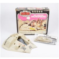 Lot 175 - Star Wars The Empire Strikes Back Rebel Armoured Snowspeeder Vehicle, by Palitoy, with original box.