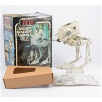Lot 166 - Star Wars Scout Walker Vehicle with hand operating 'Walking' feature, in original English, French and German box.