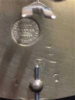 Lot 211 - Louis XVI style gilt metal and Bleu Celeste porcelain clock garniture, late 19th Century