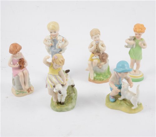 Lot 40 - A collection of Royal Worcester Days Of The Week/ Months Of The Year figurines (14)
