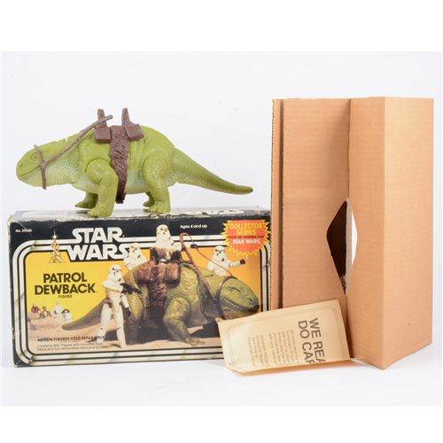 Lot 156 - Star Wars Patrol Dewback Figure, by Kenner Toys, with original box.