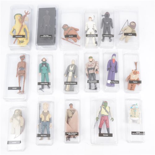 Lot 142 - A full set of 97 original Star Wars figures, including all last 17 figures, by Kenner / Palitoy.