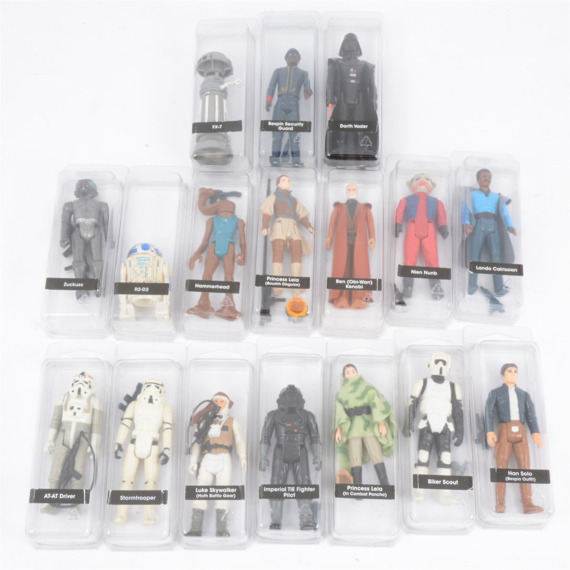 Lot 142 A full set of 97 original Star Wars figures,
