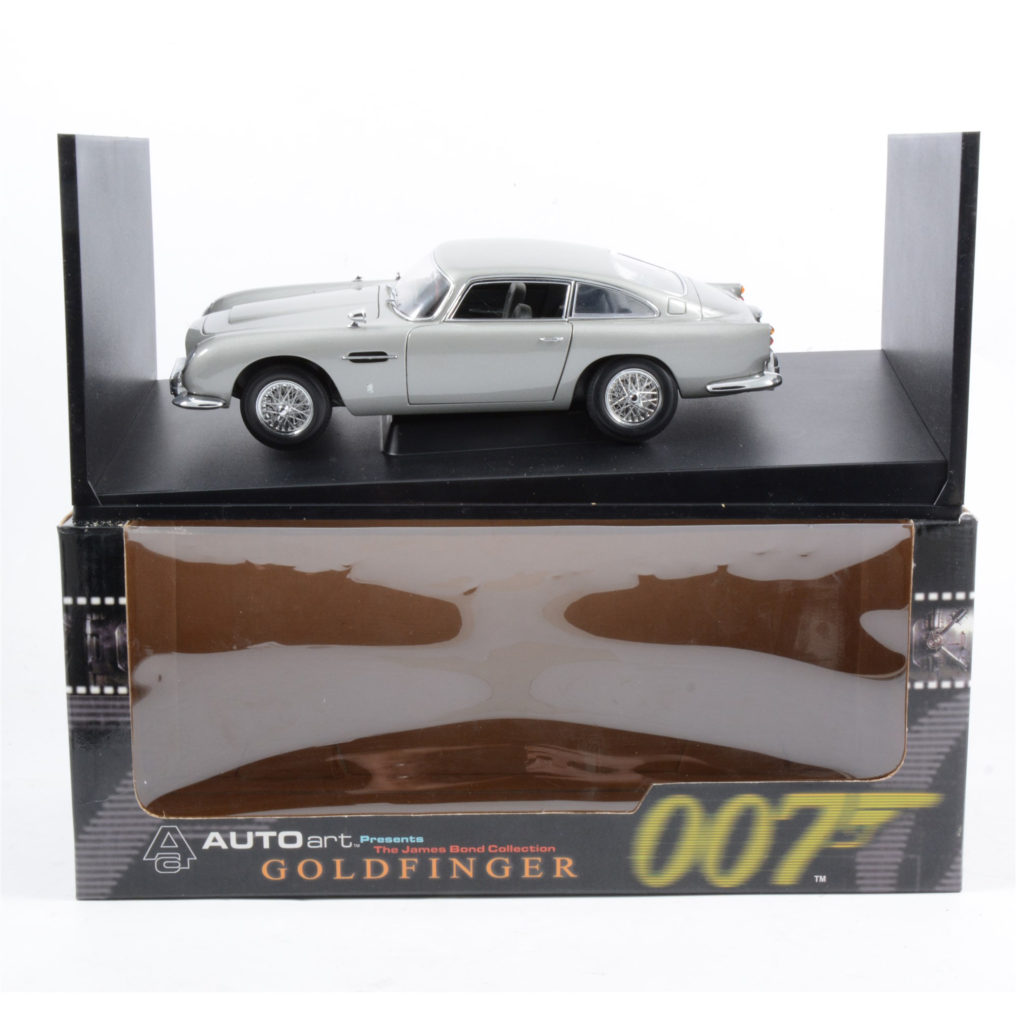 Lot 133 - AutoArt Goldfinger 007 Aston Martin