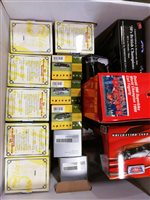 Lot 344 - Modern diecast model cars, including examples by Matchbox, Vanguards, Hotwheels and others, some loose, some boxed, approx 40 models.