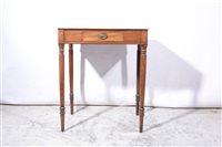 Lot 418 - Regency style mahogany side table