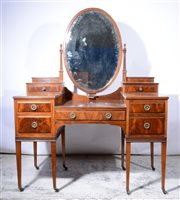 Lot 429 - A mahogany dressing table