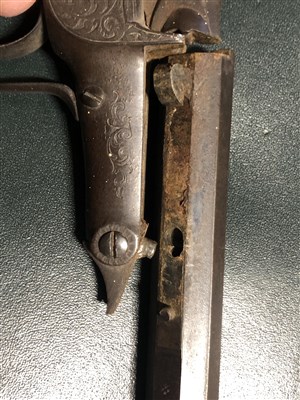 Lot 237 - Antique pistol