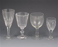Lot 73 - A large collection of table glassware.