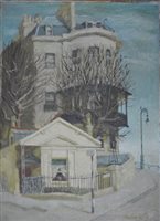 Lot 258 - Pauline Kelly, Regency House Cheltenham, signed, oil on canvas board, and other pictures.