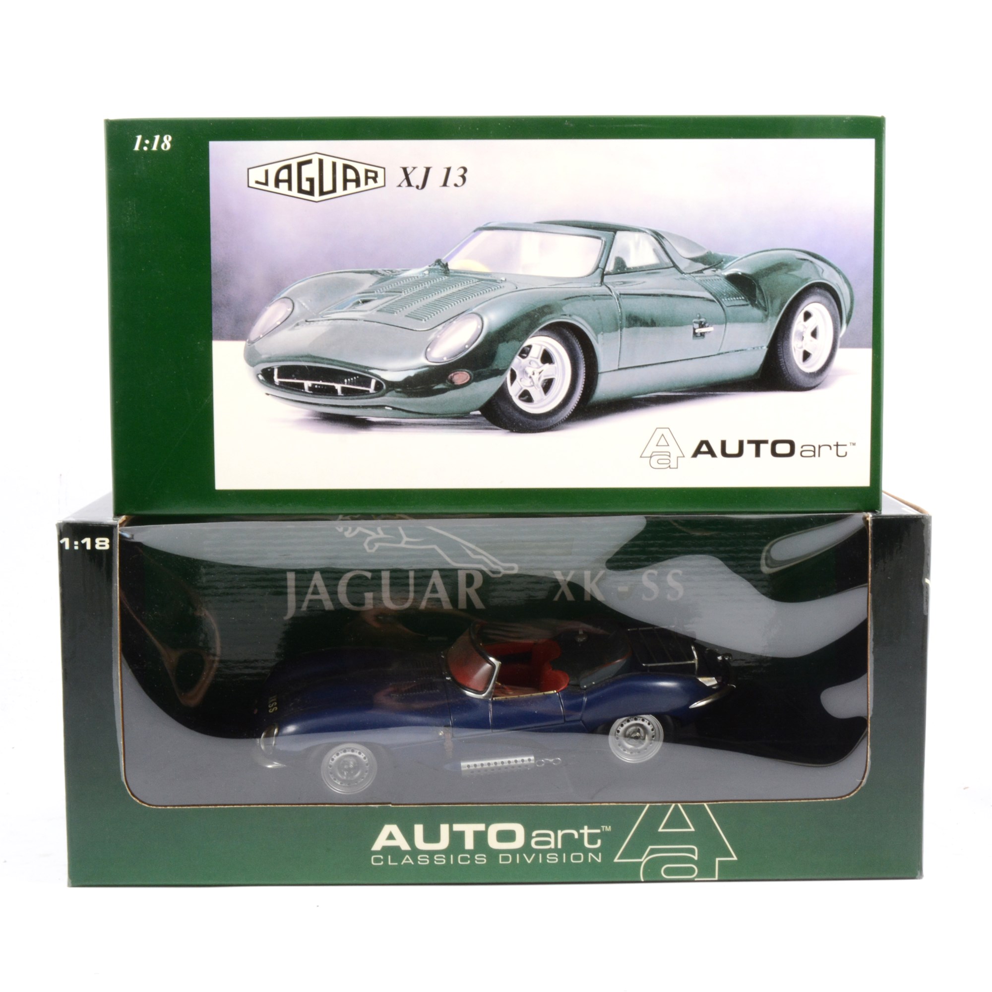 Lot 278 - Autoart Classics Division Jaguar XK-SS model,