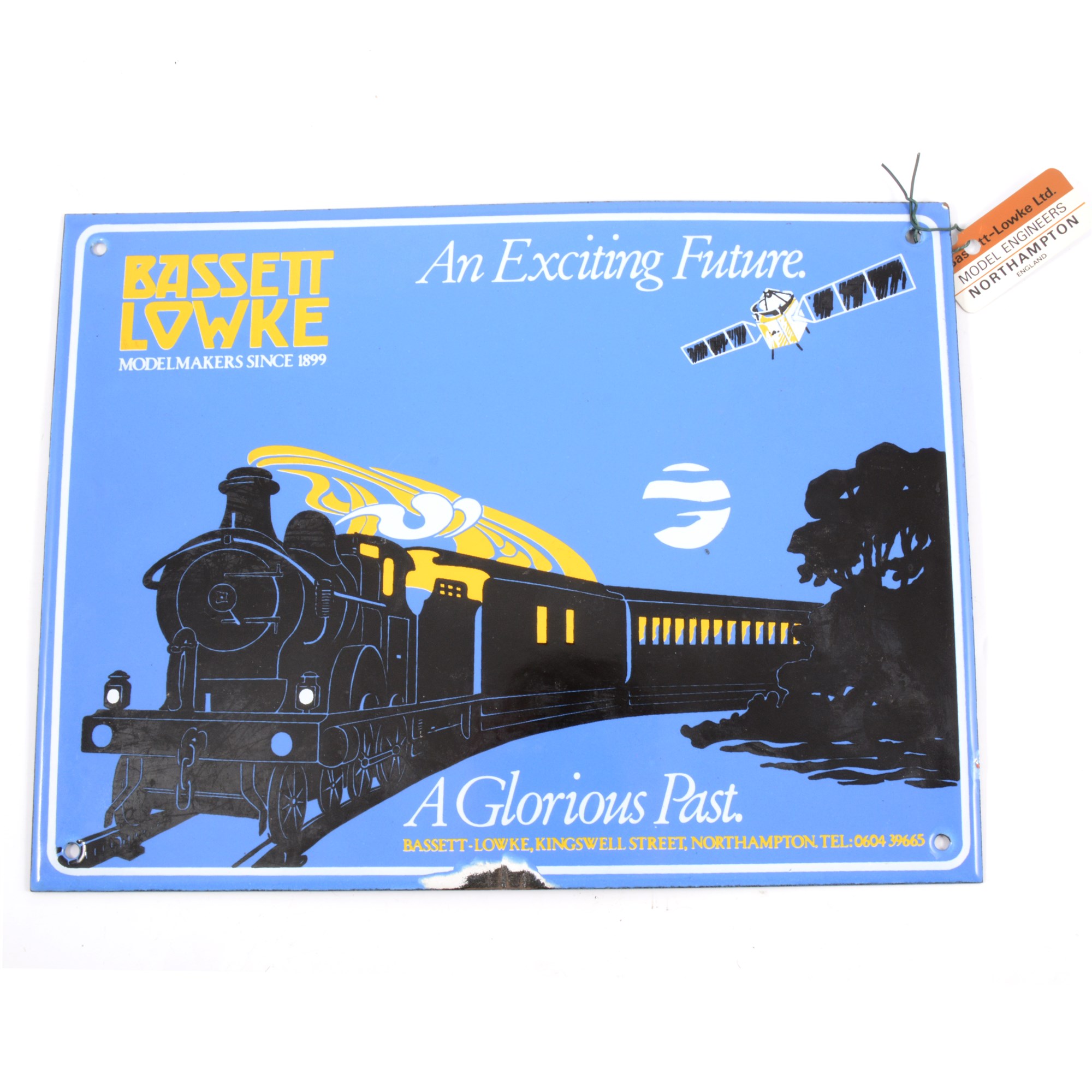 Lot 83 BassettLowke enamel sign