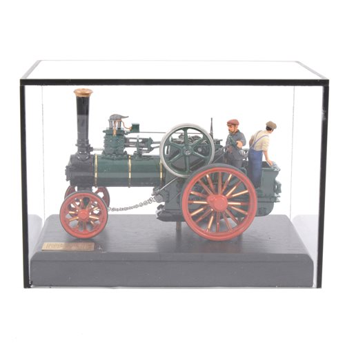 Lot 78 - A Bassett-Lowke Burrell traction steam engine model, 15cm length, cased.