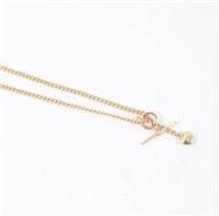 Lot 192 - A 9 carat yellow gold necklace