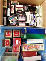 Lot 325 - Modern diecast model cars and vehicles, including good quantity of Corgi Trackside cards and vans, Lledo Days Gone, Corgi The Beano, Burago and others, approx 65 models.
