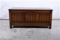 Lot 400 - An oak coffer, circa 1940.