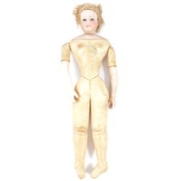 Lot 225 - French bisque head fashion doll