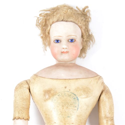Lot 225 - French bisque head fashion doll