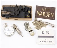 Lot 216 - A quantity of WWII ephemera