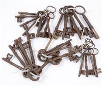 Lot 138 - Collection of old  keys.