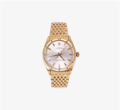 Lot 202 - Rolex - a gentleman's 18 carat yellow gold Oyster Perpetual Superlative Chronometer wrist watch