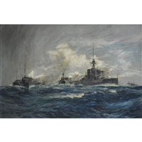 Lot 287 - Charles Edward Dixon, Sentinels of our Empire, oil on canvas.