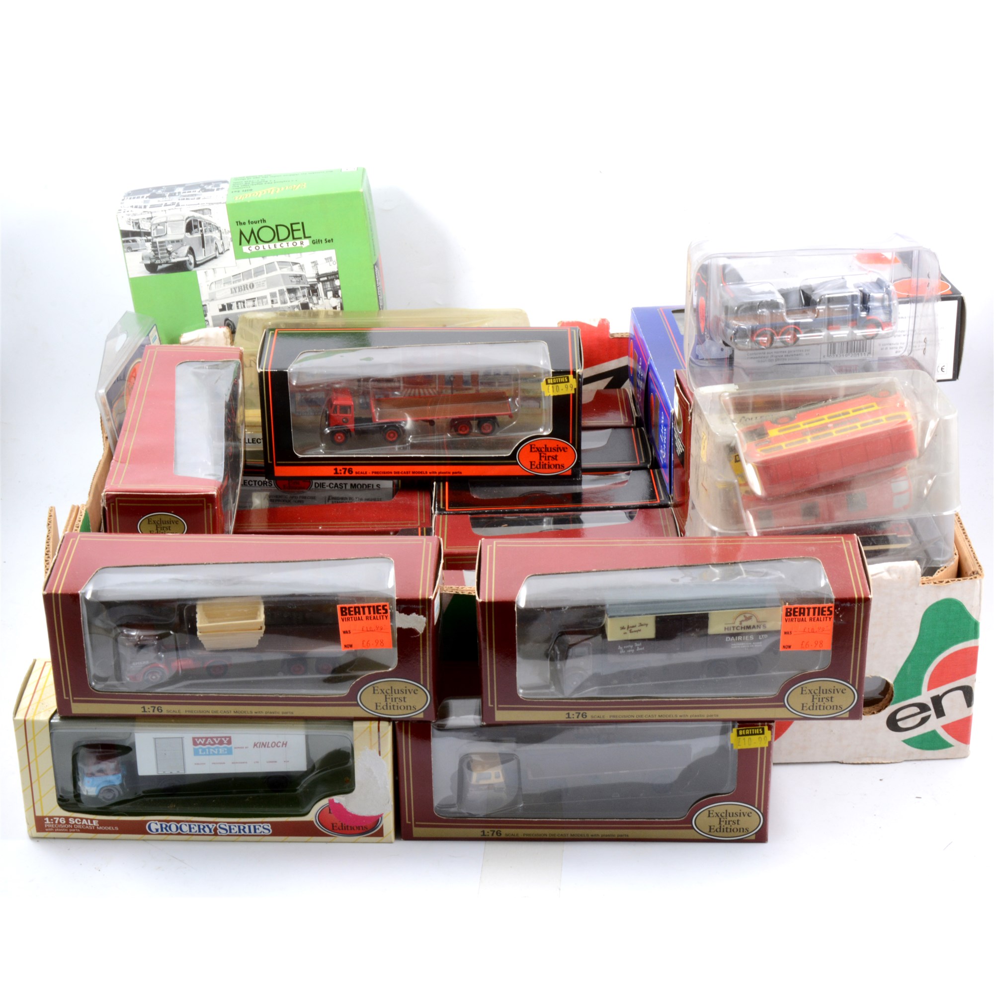 Lot 319 - Exclusive First Edition diecast model buses