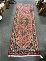 Lot 444 - A Kashan runner.