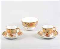 Lot 31 - Royal Crown Derby teaware, Imari pattern number 8664