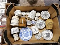 Lot 16 - Collection of advertising pots lids, including Anchovy Paste