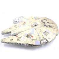Lot 182 - Modern Star Wars large model of the Millennium Falcon, 80cm in length, possible by Hasbro from the Legacy Collection.