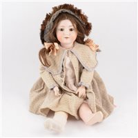 Lot 223 - Armand Marseille Germany bisque head doll, 390n DRGM 246