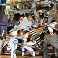 Lot 252 - A collection of Amercom diecast model aircraft.