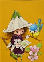 Lot 237 - Children's book illustrations; Victoria Plum by Angela Ripon and Orm and Cheep