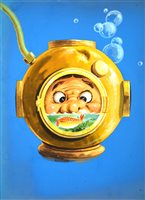 Lot 97 - Original water colour illustrations comical characters