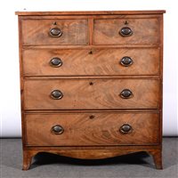 Lot 469 - Victorian mahogany chest of drawers