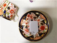 Lot 35 - Set of six Royal Crown Derby coffee cans and saucers, Imari pattern number 6041, (12).