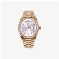 Lot 203 - Rolex - a gentleman's 18 carat yellow gold Oyster Perpetual Day Date Superlative Chronometer wrist watch