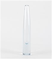 Lot 29A - A Strombergshyttan glass bud vase, etched marks, 31cm.