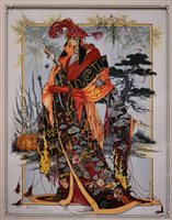 Lot 402 - Graham Illingworth "Halloween" a signed limited edition silk screen print number 140/275, 71cm x 53cm, with original Fine Art Collector brochure featuring the print on the front cover.