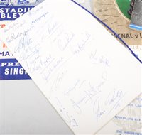 Lot 228 - Leicester City football club interest; a selection of booklets relating to the 1963 FA Cup Final Leicester City v Tottenham Hotspur