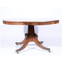 Lot 375 - Regency mahogany breakfast table