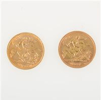 Lot 302 - Two Half Sovereigns - Edward VII 1907, 1909. (2)