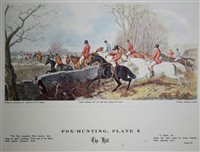 Lot 436 - After J E Herring Snr, a series of four fox-hunting engravings.