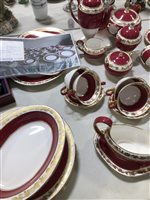 Lot 55 - A Wedgwood "Whitehall" dinner/tea service, and a Viners part canteen of cutlery.