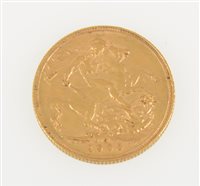 Lot 295 - A Full Sovereign - Edward VII 1905, Sydney Mint.