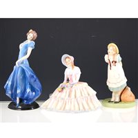 Lot 35 - Collection of Royal Doulton and Coalport lady figurines (23).