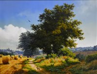 Lot 379 - Daniel van der Putten, August near Preston, oil on panel.