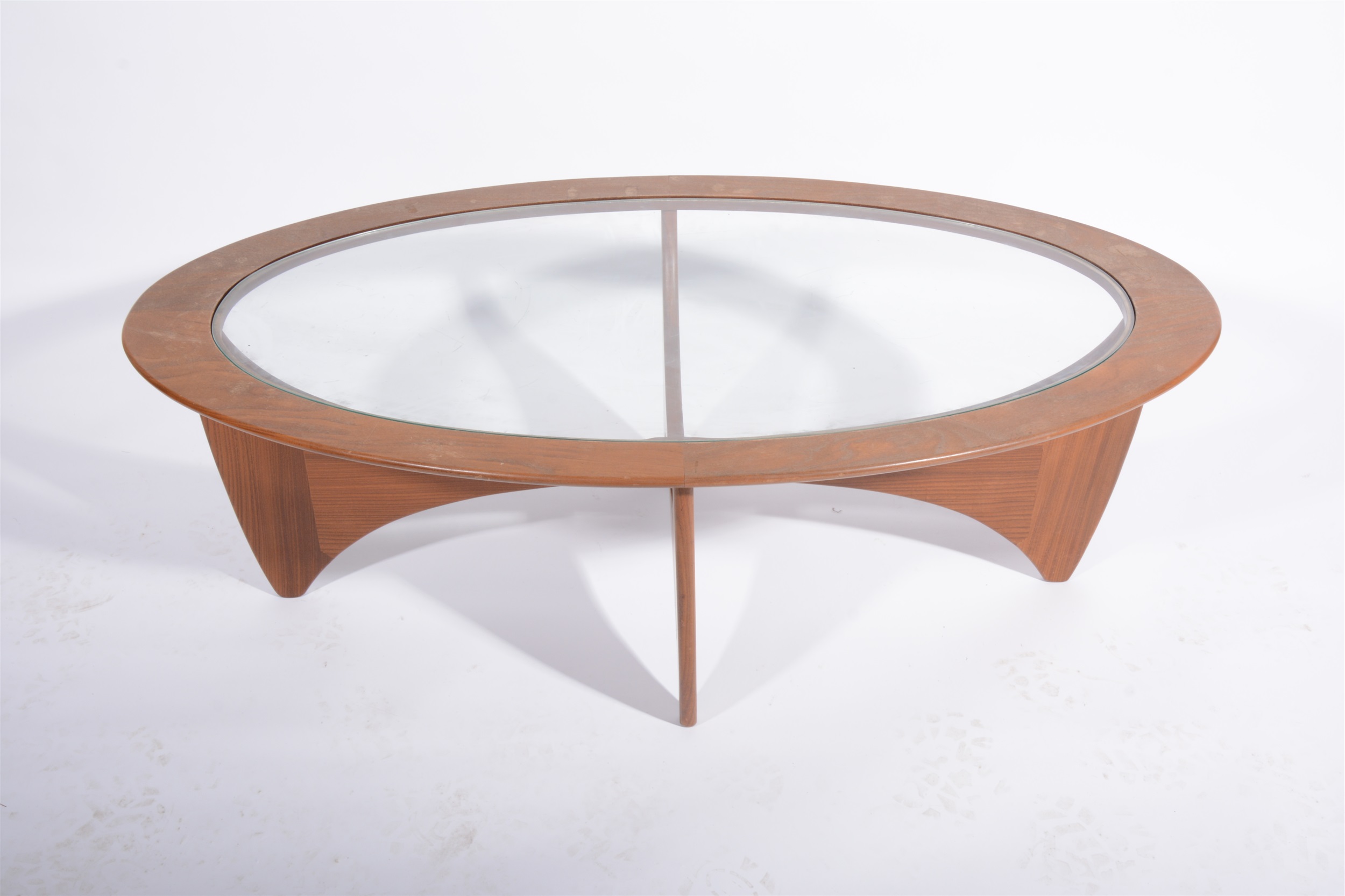 Lot 617 An Oval Teak Coffee Table By G Plan